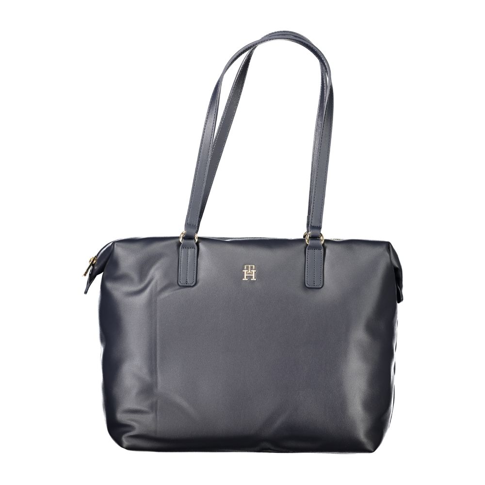 Tommy Hilfiger Blaue Polyester Frauen Handtasche