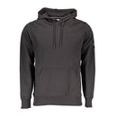 Calvin Klein Schwarzer Baumwollpullover für Männer mit Kapuze
