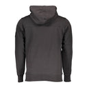 Calvin Klein Schwarzer Baumwollpullover für Männer mit Kapuze