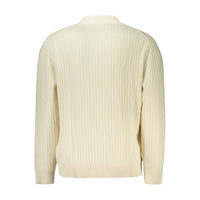 Calvin Klein Weißer Baumwollpullover für Männer