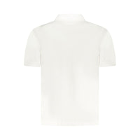 Guess Jeans Weißes Baumwoll-Poloshirt für Männer