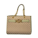 Guess Jeans Grün Polyester Frauen Handtasche