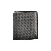 Tommy Hilfiger Schwarzes Leder Herren Portemonnaie