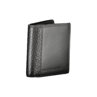 Tommy Hilfiger Schwarzes Leder Herren Portemonnaie