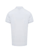Burberry Weißes Polohemd mit Kragen aus Baumwolle