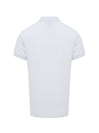 Burberry Weißes Polohemd mit Kragen aus Baumwolle