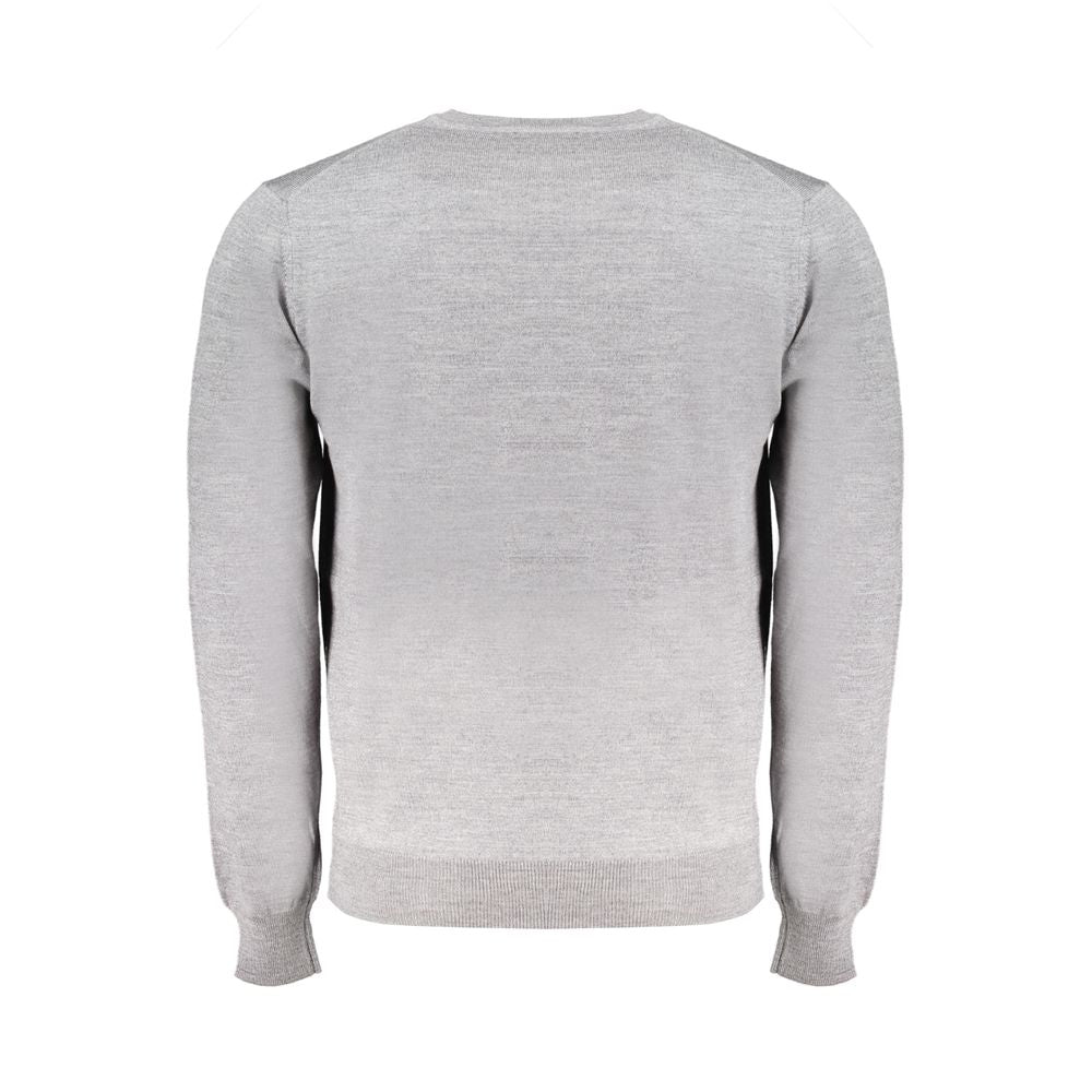 Harmont & Blaine Grauer Pullover aus Wolle