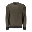 Hugo Boss Schwarzer Baumwollpullover für Männer