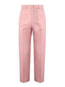 Gucci Hellrosa Baumwollhosen