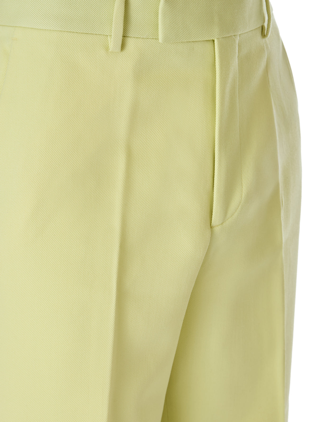 Gucci Limonengelbe Polyester-Hose