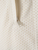 Gucci Cremefarbene Polyester-Logo-Shorts