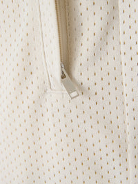 Gucci Cremefarbene Polyester-Logo-Shorts