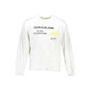 Calvin Klein Weißes Unisex-Sweatshirt aus Baumwolle
