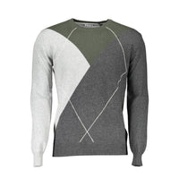 U.S. POLO ASSN. Grauer Pullover aus Wolle für Männer