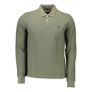 U.S. POLO ASSN. Grünes Baumwoll-Poloshirt für Männer