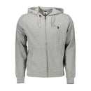 U.S. POLO ASSN. Grauer Baumwollpullover für Männer