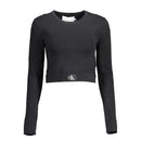 Calvin Klein Schwarzer Lyocell-Pullover für Frauen
