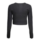 Calvin Klein Schwarzer Lyocell-Pullover für Frauen