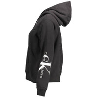 Calvin Klein Schwarzes Baumwoll-Sweatshirt für Frauen