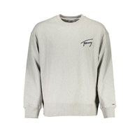 Tommy Hilfiger Grauer Baumwollpullover für Männer