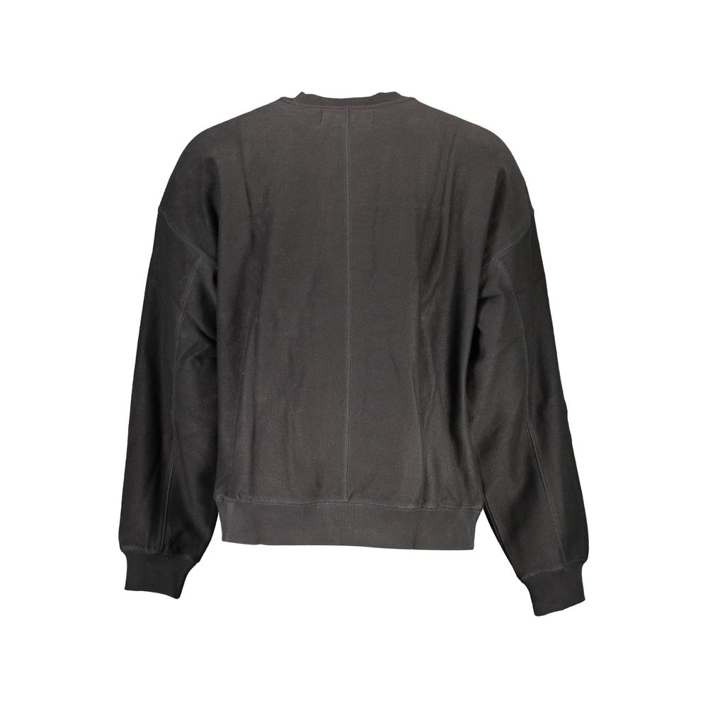Calvin Klein Schwarzer Baumwollpullover für Männer