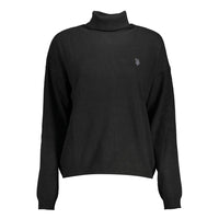 U.S. POLO ASSN. Schwarzer Pullover aus Wolle für Frauen