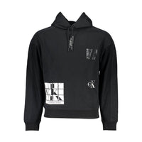Calvin Klein Schwarzer Baumwollpullover für Männer