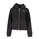 Calvin Klein Glattes Fleece-Sweatshirt mit Kapuze und Stickerei