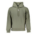 Calvin Klein Schickes grünes Fleece-Sweatshirt mit Kapuze