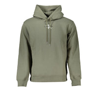 Calvin Klein Schickes grünes Fleece-Sweatshirt mit Kapuze