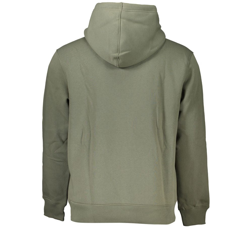 Calvin Klein Schickes grünes Fleece-Sweatshirt mit Kapuze
