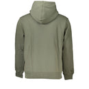 Calvin Klein Schickes grünes Fleece-Sweatshirt mit Kapuze