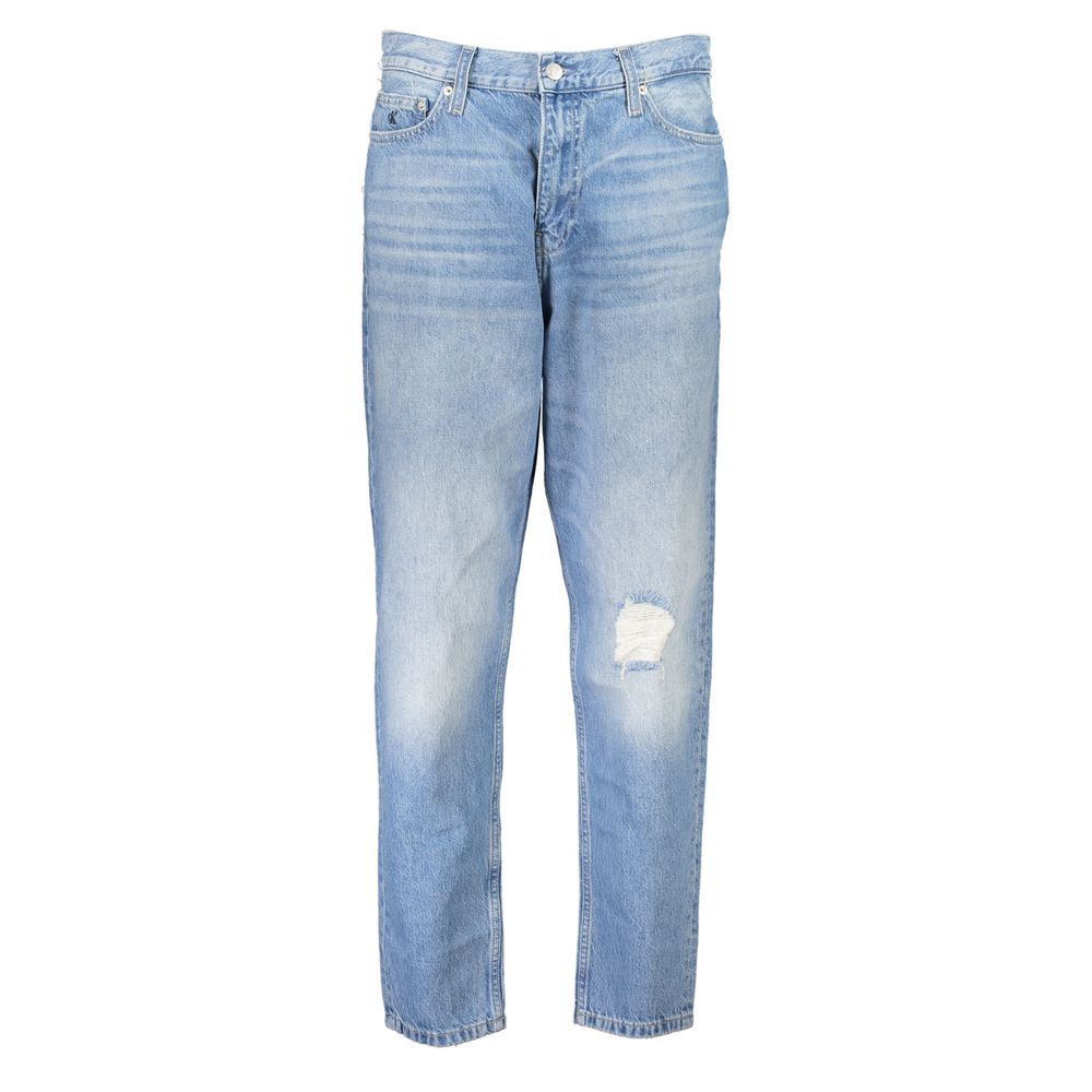 Calvin Klein Hellblaue Baumwolle Damen Jeans