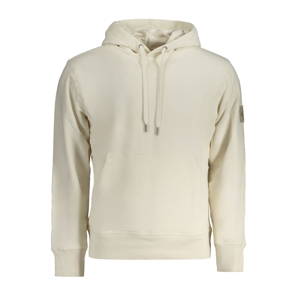 Calvin Klein Weißer Baumwollpullover