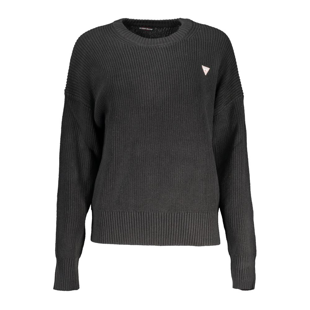 Guess Jeans Schwarzer Baumwollpullover