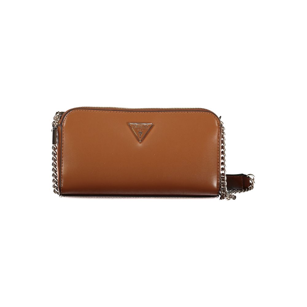 Guess Jeans Braun Polyethylen Frauen Handtasche