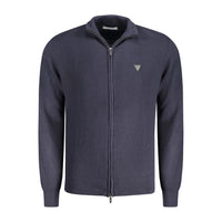 Guess Jeans Blauer Baumwollpullover für Männer