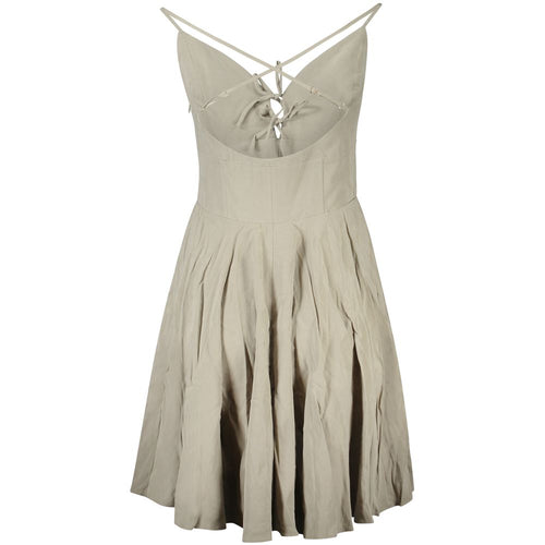 Guess Jeans Grünes Modal Damen Kleid