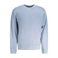 Guess Jeans Hellblauer Baumwollpullover für Männer