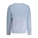 Guess Jeans Hellblauer Baumwollpullover für Männer