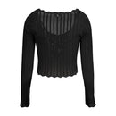 Guess Jeans Schwarzer Viskose Pullover für Frauen