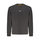 Hugo Boss Schwarzer Baumwollpullover für Männer