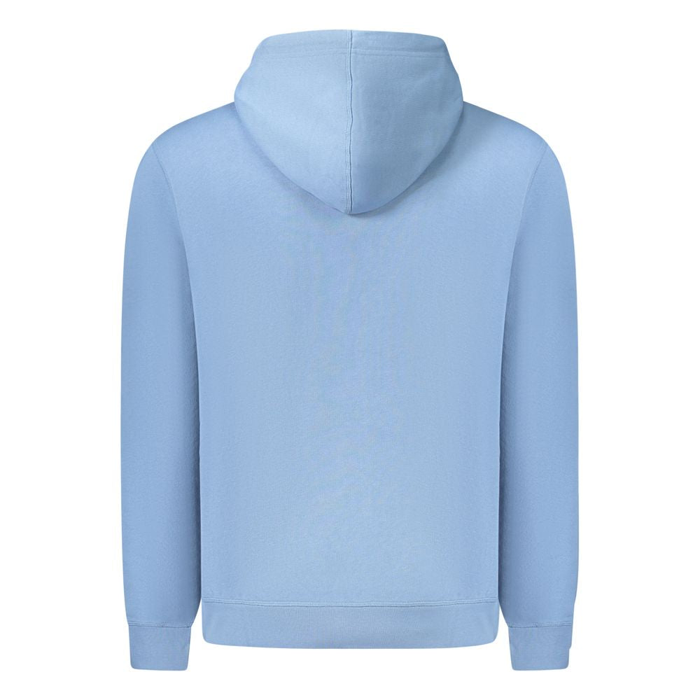 Hugo Boss Hellblauer Baumwollpullover für Männer