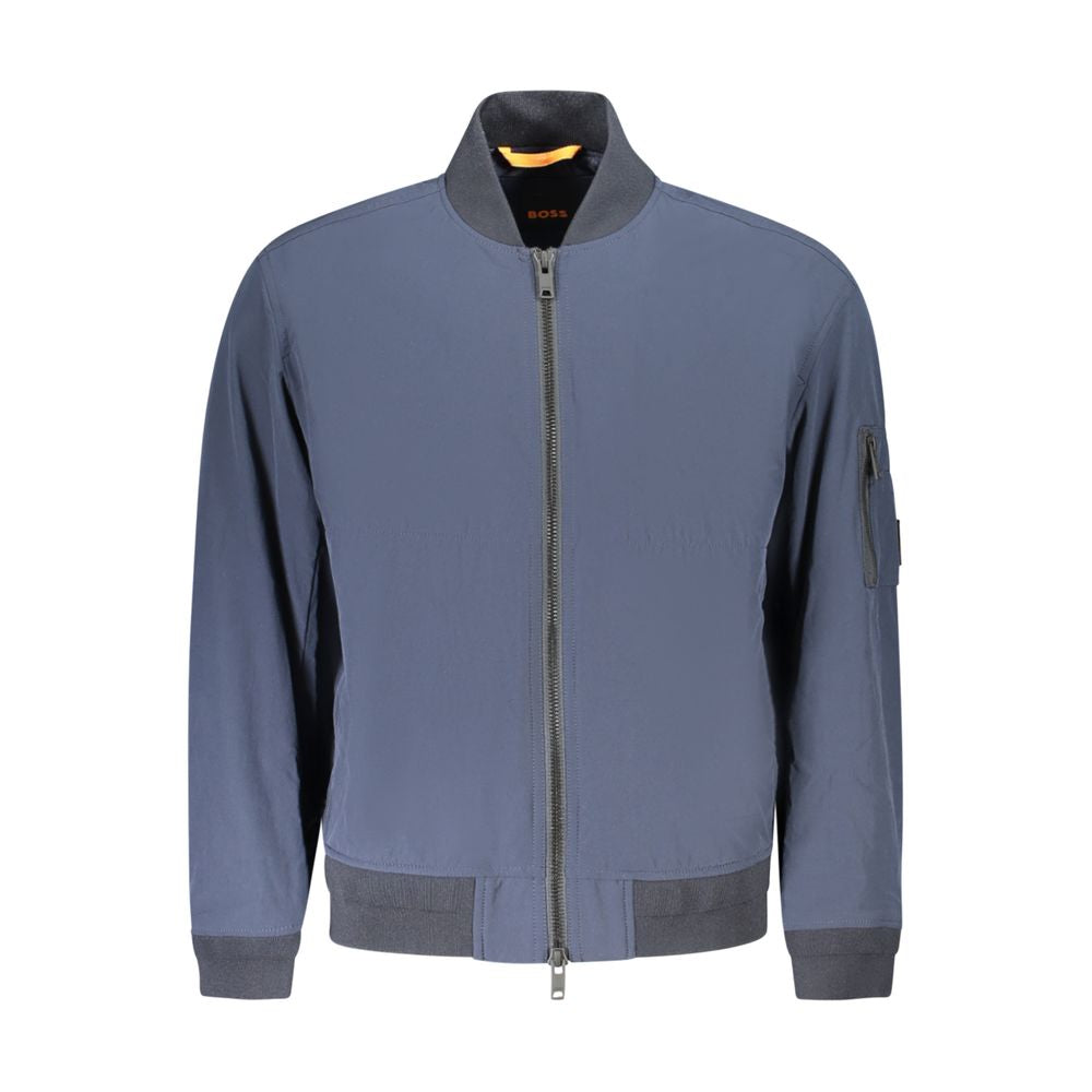 Hugo Boss Blaue Polyamid Herren Jacke