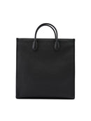 Gucci Schwarzes Leder Logo Medium Tote Bag
