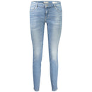 Guess Jeans Hellblaue Jeans aus recycelter Baumwolle für Frauen