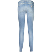 Guess Jeans Hellblaue Jeans aus recycelter Baumwolle für Frauen