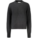 Calvin Klein Schwarzer Baumwollpullover für Frauen