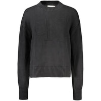 Calvin Klein Schwarzer Baumwollpullover für Frauen