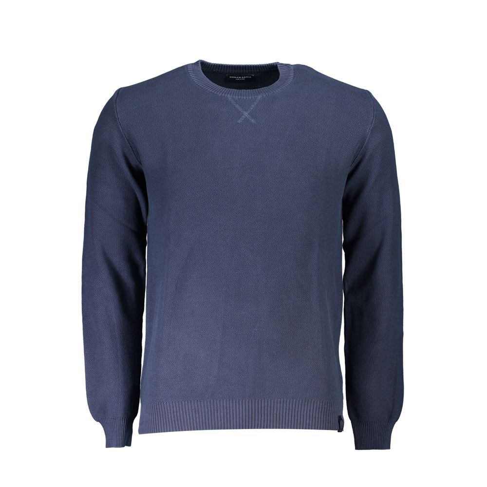 North Sails Blauer Baumwollpullover